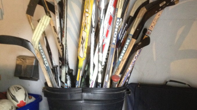 hockey stock bin